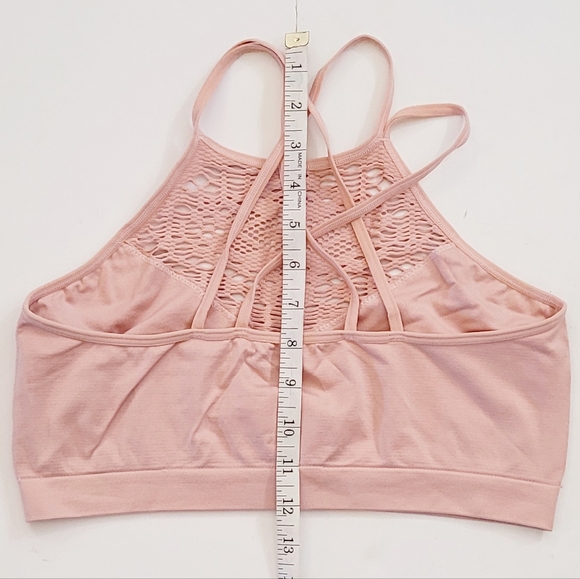 NWOT Pink Cropped top - Picture 5 of 6